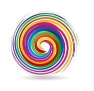 colored spiral